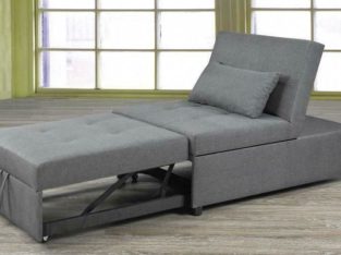 Fabric Sofa Bed – All in One – Grey Grey