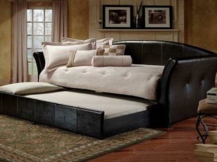 Day Bed with Twin Trundle – Black Day Bed / Twin / Black