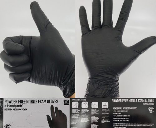 Examgards Powder Free Nitrile Exam Gloves Box of 100