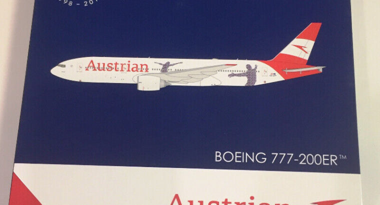 GeminiJets 1/400 Boeing 777-200ER Austrian “60 years”