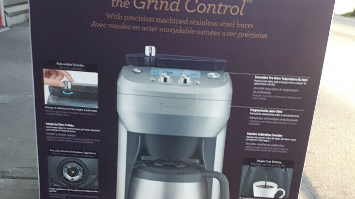 **BRAND NEW** BREVILLE – The ground control coffee maker.