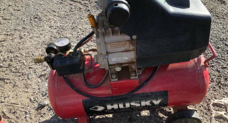 Husky Air Compressor 8 gallon, 125 psi max, $99