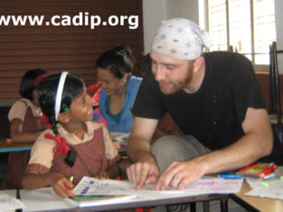 Teaching and developing the education programs in India
