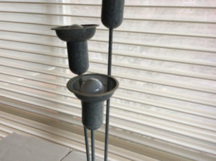 Retro 3 Arm Table Lamp Grey