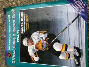 NHL official guide & Record Book 1994 – 1995 good condition $10