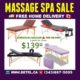 Free Home Delivery • Portable Mobile Massage Tables • Table de Massage Spa • Livraison Gratuite • Free Delivery