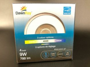 DawnRay 4 inch gimbal LED Recessed Light 9 W