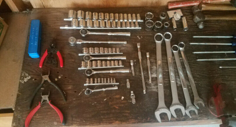 Tools, sockets, wrenches, etc.