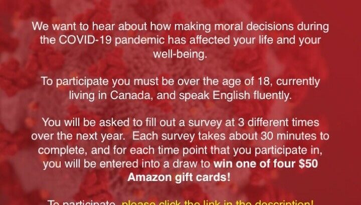 SURVEY: HOW HAS THE COVID-19 PANDEMIC AFFECTED YOUR LIFE?