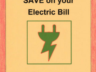 Ways to SAVE on your Electric bill