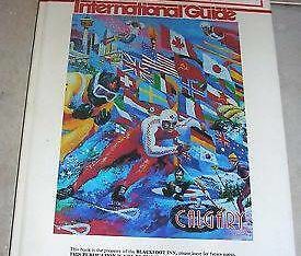 Calgary 1988 Winter Olympics Hotel Souvenir Hardcovered Book