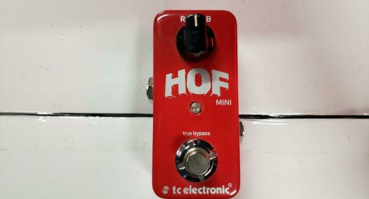 TC Electronics Hall of Fame HOF Mini Reverb Pedal OPEN BOX – EXCELLENT CONDITION – RED ONE MUSIC