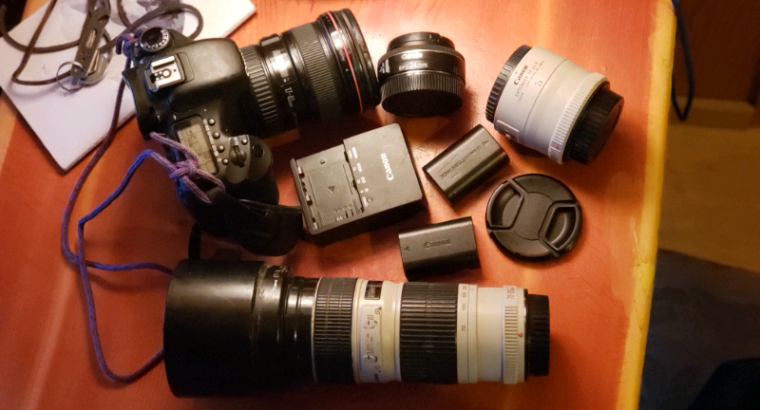 Canon EOS 7D + Lenses etc