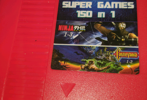 Super Game 150-in-1 (8-Bit NES Nintendo) Red Video