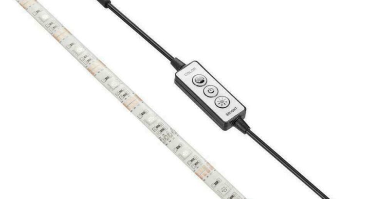 Insignia NS-PCG6RGB18-C 6′ RGB Multi-Colour Dimmable LED Strip Light (New Other)