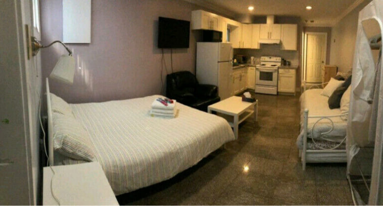 Basement suite is available for 3 months
