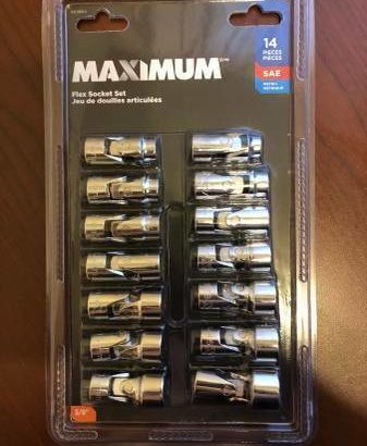 Brand New MAXIMUM 3/8-in Drive Flex Socket Set, 14-pc