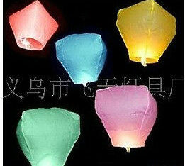 Color or white sky lanterns $0.95 each when you purchase 80 pcs