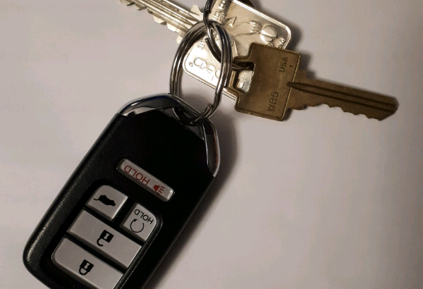 Lost Honda key FOB & 3 keys on ring