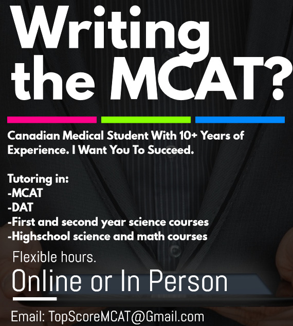 MCAT and Science Tutoring Service – Qualified, Caring, 10+ Years