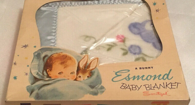 Vintage 60’s ESMOND Baby Blanket