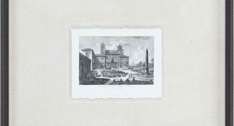 Veduta della Villa Medici Framed Print by Piranesi