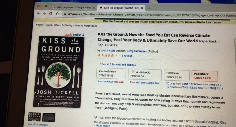 Book kiss the ground Brand New