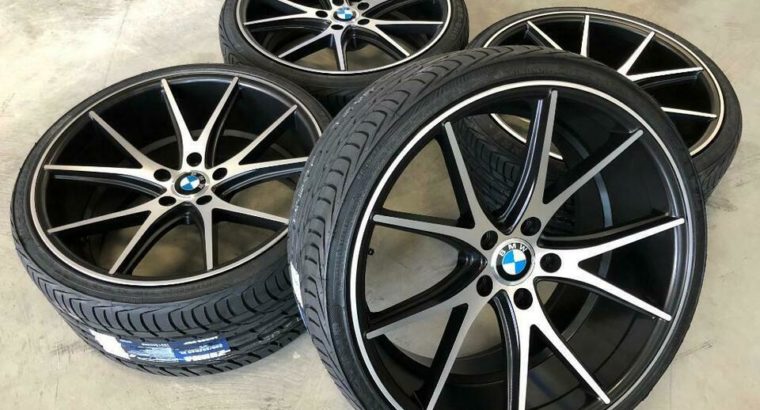 20 Azad wheels & tire package (STAGGERED) 5-SERIES BMW Cars