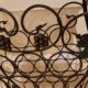 “Bombay, Decorative Wrought Iron Wine Rack”