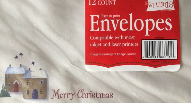 BN Merry Christmas envelopes (24 in total)