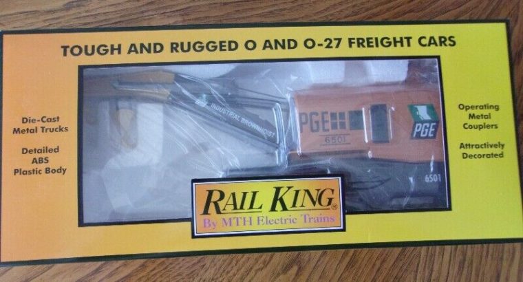 ELECTRIC TRAIN OPERATING CRANE CAR O AND O27 SCALE NEW IN BOX