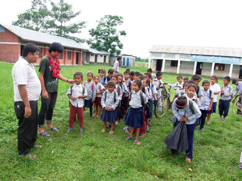 Teaching English in schools in Nepal