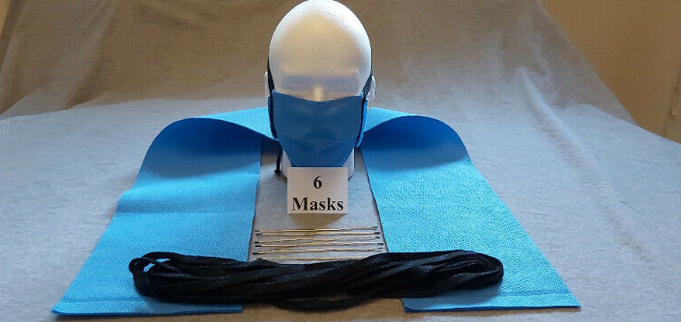 Halyard H600 Reuseable Mask Kit | Makes 6 masks | Beats Cotton!