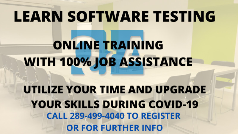 BEGIN YOUR IT CAREER AS SOFTWARE TESTER/ JOB ORIENTED PROGRAM