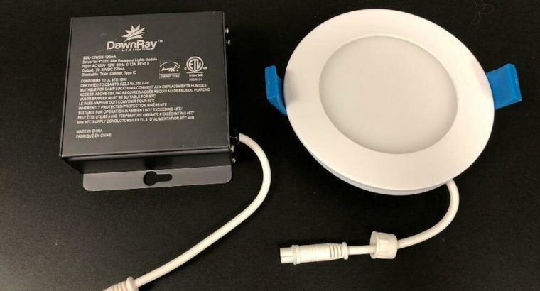 DawnRay 4 inch slim LED Recessed Light (Pack of 24) Free shipping in February