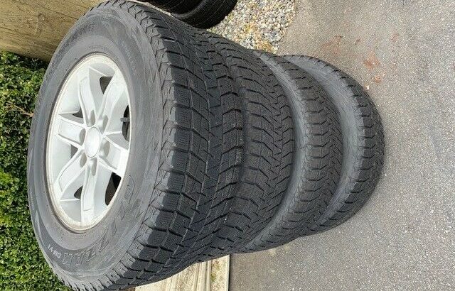 Truck Snow Tires on GMC Rims – $100