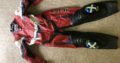 HJC Leather Motorcycle Racing Suit + 2X Knee Sliders