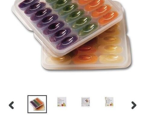 Baby food starter trays