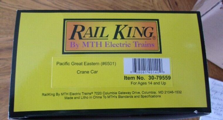 ELECTRIC TRAIN OPERATING CRANE CAR O AND O27 SCALE NEW IN BOX