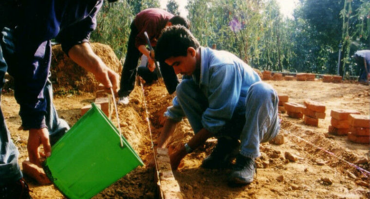 School reconstruction and teaching in Nepal