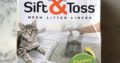 Cat collar, cat food & Water Dish & Sift & Toss Litter Liners