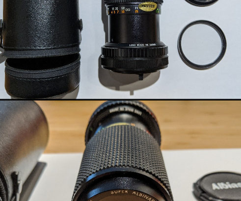 Cameras and Lenses (Canon, Panasonic, Konica, Vivitar)