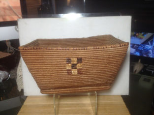 Antique First Nations Native Salish Thompson River Basket BC 190