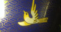 OLD CHINESE FLORAL BIRD CLOISONNE BLUE ENAMEL BOWL