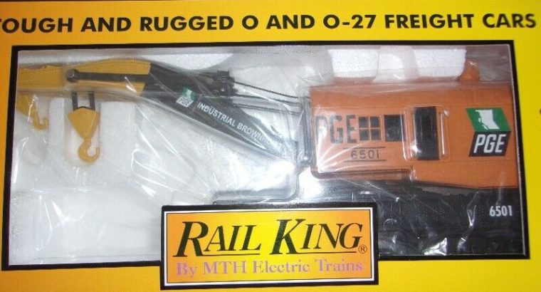 ELECTRIC TRAIN OPERATING CRANE CAR O AND O27 SCALE NEW IN BOX