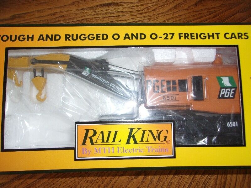 ELECTRIC TRAIN OPERATING CRANE CAR O AND O27 SCALE NEW IN BOX