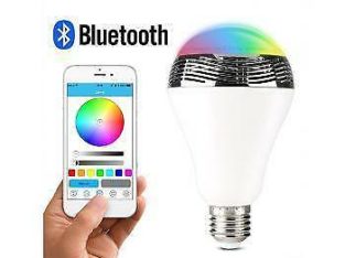 Weekly Promotion ! 2 in 1 Wireless Bluetooth Speaker Smart LED Light Bulb with APP Controlled