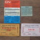 Vintage Railway and Bus Tickets