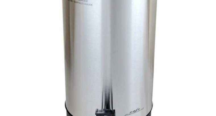 Cafe Amoroso 45 Cups Stainless Steel Commercial Electric Coffee Maker – Free Shipping