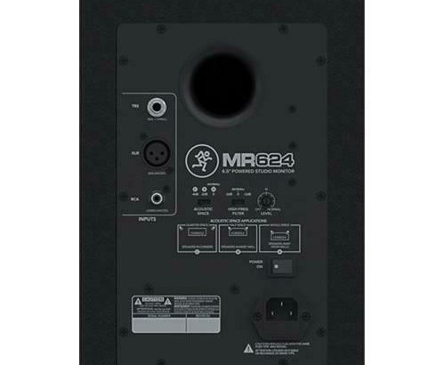 Mackie MR624 6.5” Powered Studio Monitor – 2 Way Reference Speaker – HOME STUDIO – NEW – Red One Music